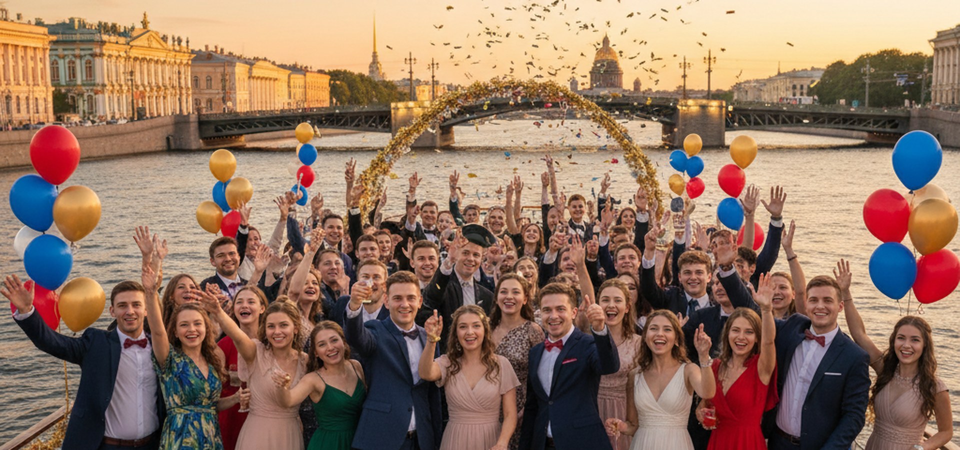 Аренда теплохода на выпускной в Санкт-Петербурге — выпускной вечер на воде