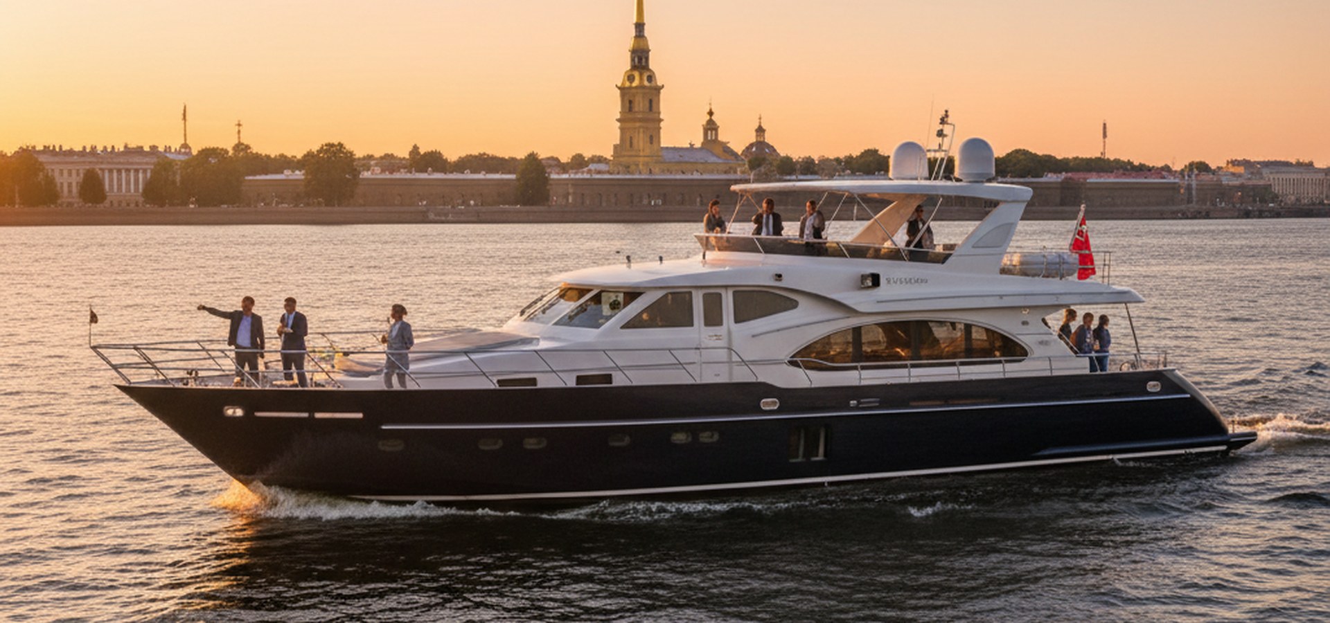 День рождения на двухпалубной яхте — VIP