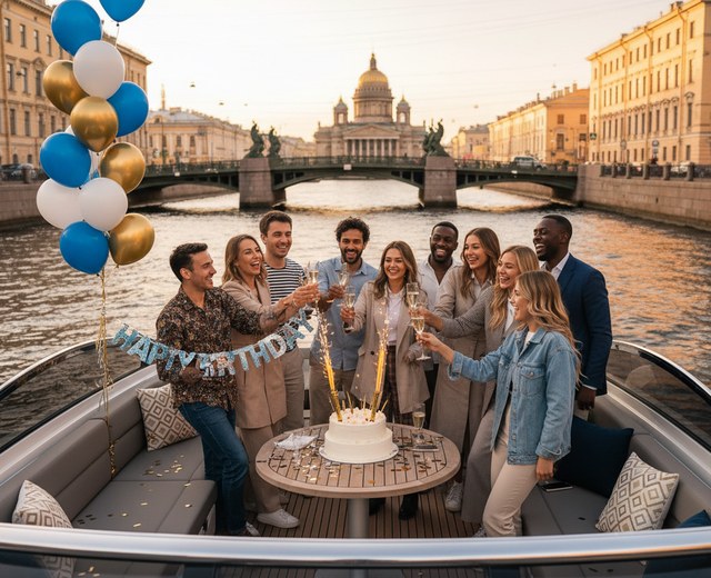 День рождения на яхте в СПб