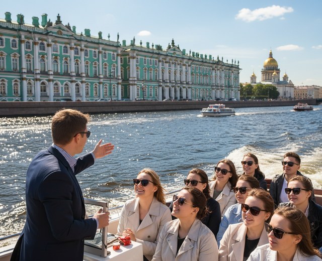 Экскурсия на яхте по Петербургу