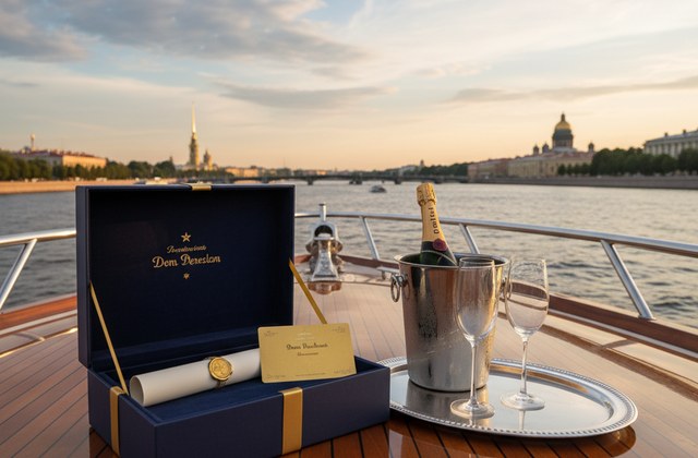 VIP подарочный сертификат на аренду яхты в СПб