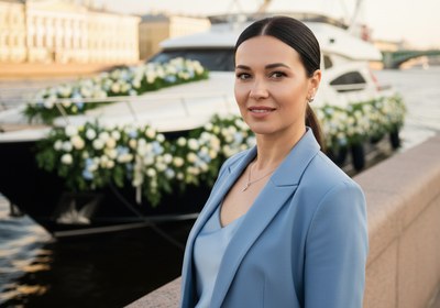 Менеджер event-мероприятий Елена Кравцова в офисе КатерФлот